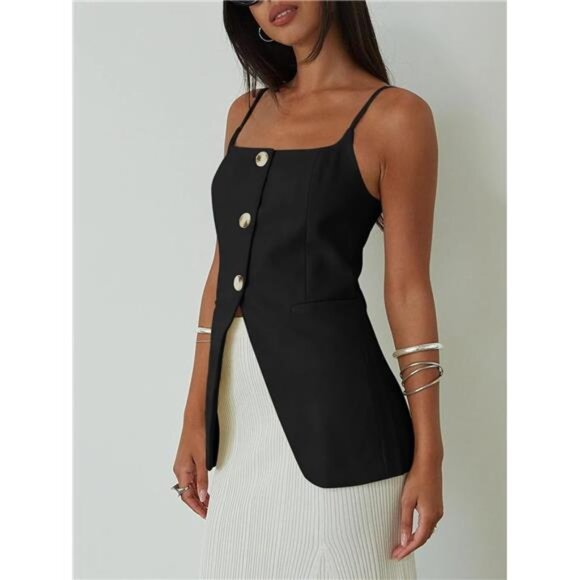 Summer Cami Vest Blazer - Picture 4 of 5